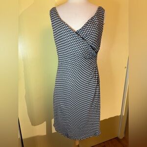 Armani Collezioni Black and White Asymmetrical Dress